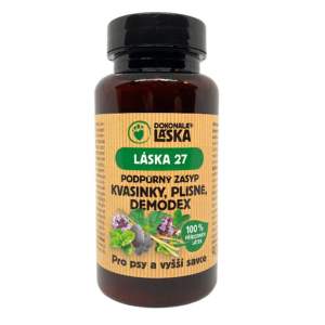 Dokonalá Láska LÁSKA 27  KVASINKY, PLÍSNĚ, DEMODEX - podpůrný zásyp