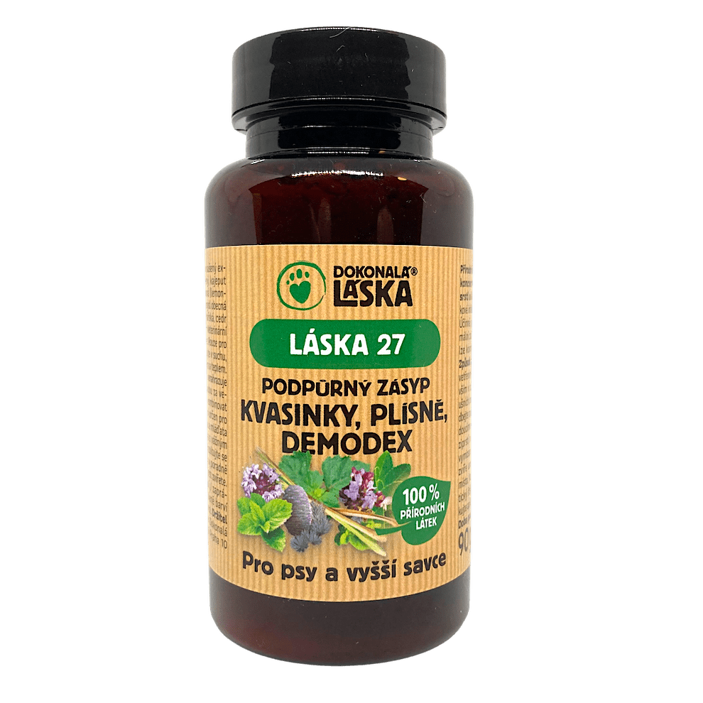 Dokonalá Láska LÁSKA 27 KVASINKY, PLÍSNĚ, DEMODEX - podpůrný zásyp Dokonalá Láska LÁSKA 27 KVASINKY, PLÍSNĚ, DEMODEX - podpůrný zásyp