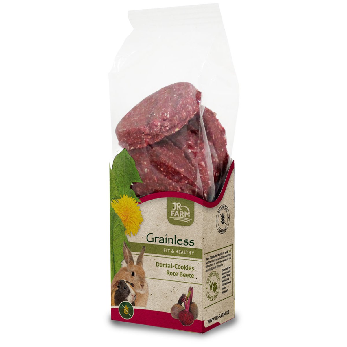 JR Farm Bezobilná kolečka s červenou řepou 150g JR Farm Bezobilná kolečka s červenou řepou 150g