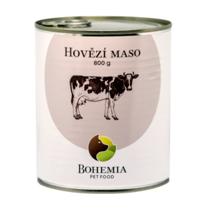 Bohemia Pet Food BOHEMIA Hovězí maso ve vlastní šťávě 800 g