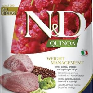 N&D QUINOA Dog GF Weight Management Lamb & Broccoli Adult Medium & Maxi 7 kg