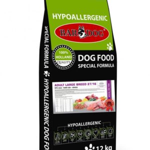 Granule Bardog Hypoalergenní granule Adult Large Breed 27/16 – 12 kg