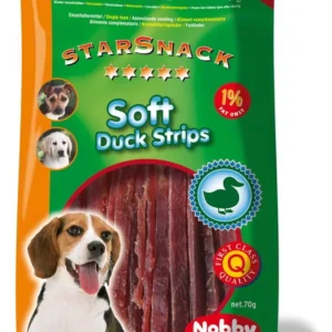 Nobby StarSnack Soft Duck Strips kachní měkké plátky 70g