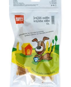 Pochoutka sušená MAPES králičí ouško 55g
