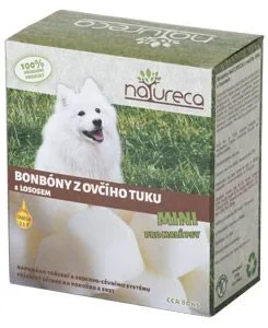 NATURECA Bonbóny z ovčího tuku s lososem Mini 250g