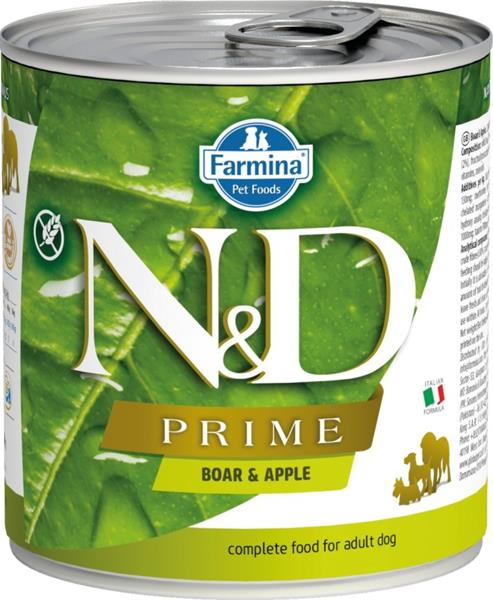 N&D PRIME Dog konz. Wild Boar & Apple 285 g N&D PRIME Dog konz. Wild Boar & Apple 285 g