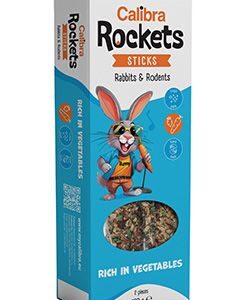 Calibra Rockets Sticks Rabbits&Rodents Vegetables 120g