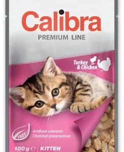 Calibra Cat kapsa Premium Kitten Turkey & Chicken 6x100g