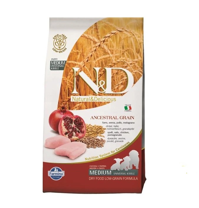 N&D Dog Adult Chicken/Pomegranate Low Grain - 2,5kg N&D Dog Adult Chicken/Pomegranate Low Grain - 2,5kg
