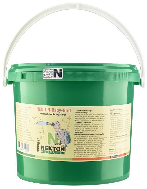 směs pro ruční dokrmování ptáků 3000g směs pro ruční dokrmování ptáků 3000g