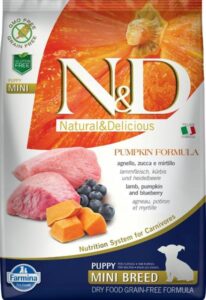 N&D PUMPKIN Dog GF Lamb & Blueberry Puppy Mini 7 kg