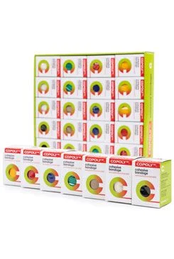 Obinadlo elast. CoPoly 7,5cm x 4,5m MIX 20ks BOX Obinadlo elast. CoPoly 7,5cm x 4,5m MIX 20ks BOX