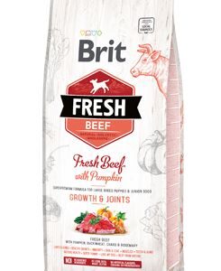 Brit Fresh Dog Beef & Pumpkin Puppy Large 12kg