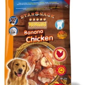 Nobby StarSnack BBQ Banana Chicken pamlsky 113g