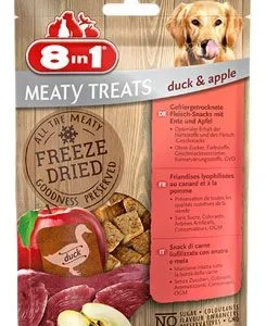 Pochoutka 8in1 Meaty Treats FD Duck/Apple 50g