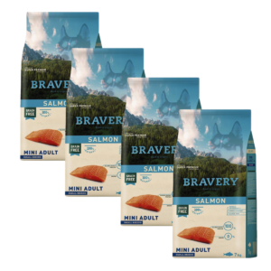Bravery Dog Mini Adult Salmon – 4x2kg