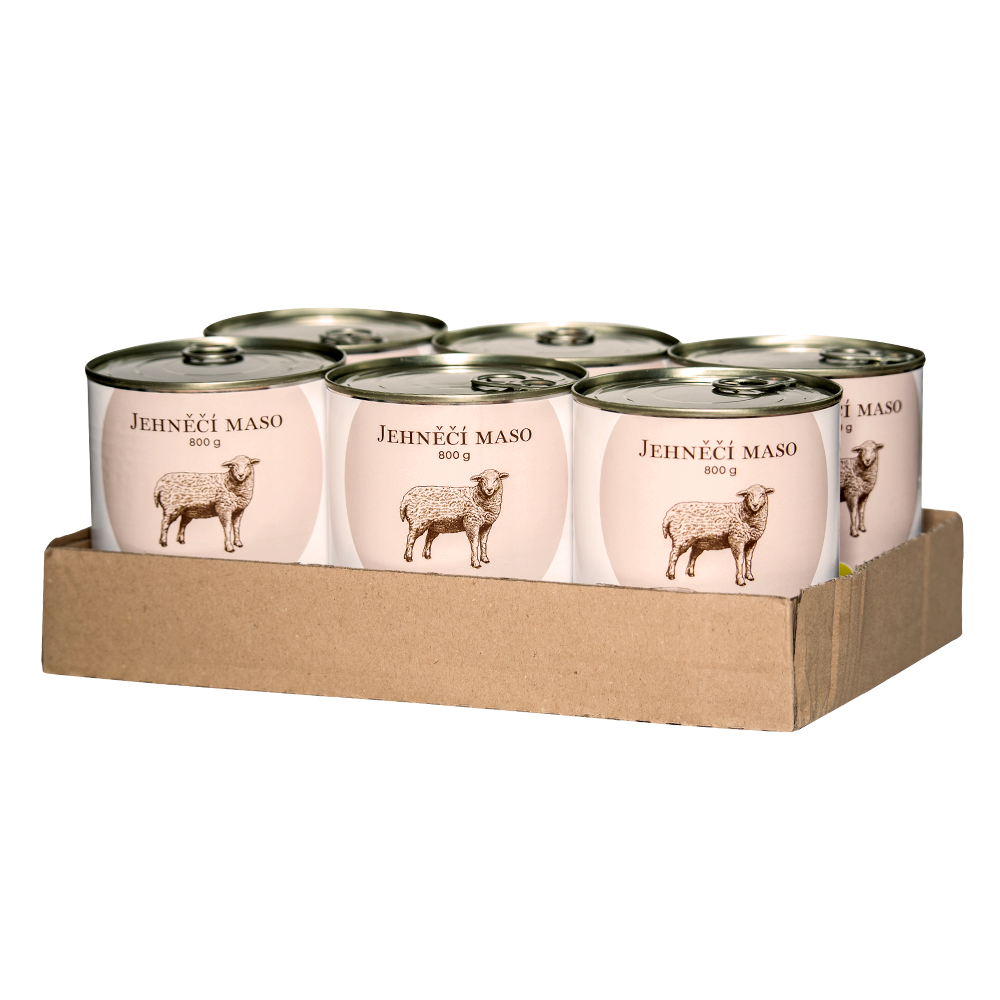 Bohemia Pet Food SIX PACK BOHEMIA Jehněčí maso ve vlastní šťávě 800 g Bohemia Pet Food SIX PACK BOHEMIA Jehněčí maso ve vlastní šťávě 800 g