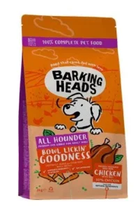 Pet Food (UK) Ltd BARKING HEADS All Hounder Bowl Lickin Good Chick 2kg