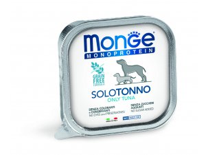 MONGE Dog MONOPROTEIN paštika tuňák 150g/24ks