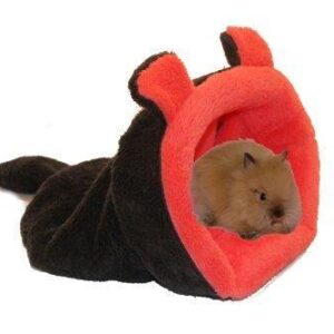 Marysa pelíšek 2v1 mini pro hlodavce/fretky, MYŠÁK, tmavě šedý/růžový