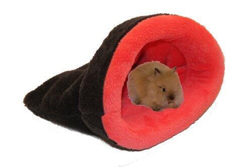 Marysa pelíšek 2v1 mini pro hlodavce/fretky, tmavě šedý/růžový Marysa pelíšek 2v1 mini pro hlodavce/fretky, tmavě šedý/růžový