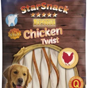 Nobby StarSnack BBQ Chicken Twist žvýkací tyčky M 12cm 113g