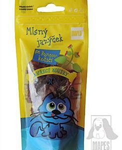Pochoutka kuřecí kousky se šantou kočičí MAPES 50g