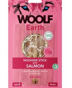 Woolf pochoutka Earth NOOHIDE S Salmon 90g