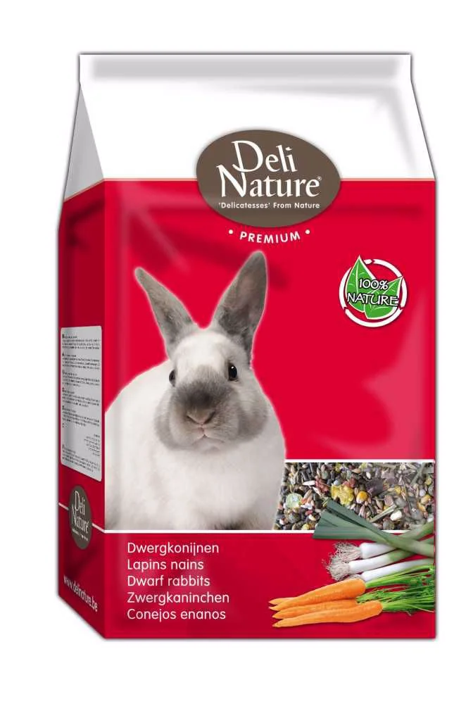 Deli Nature Premium zakrslý králík 3 kg Deli Nature Premium zakrslý králík 3 kg