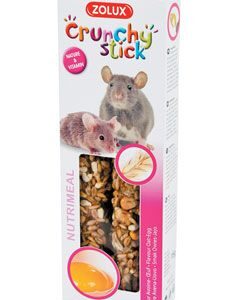 Zolux S.A.S. Pochoutka CRUNCHY STICK oves/vejce pro myši Zolux