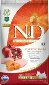 N&D PUMPKIN Dog GF Chicken & Pomegranate Adult Mini 2,5 kg