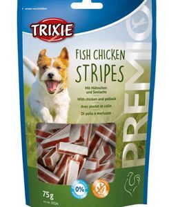 Trixie Premio STRIPES pásky kuře a losos 75g TR