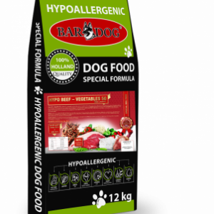 Granule Bardog Lisované granule za studena HYPO BEEF – VEGETABLES 50 – 12 kg