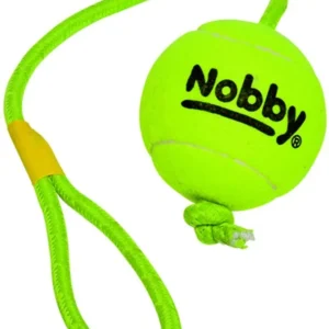 Nobby hračka tenisový míček XL 10cm s lanem 70cm