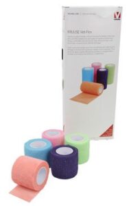 KRUUSE Obinadlo elast. Vet-Flex 5cm x 4,5m mix Kruuse 10ks
