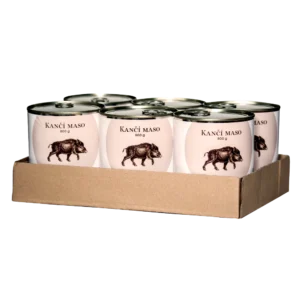 Bohemia Pet Food SIX PACK BOHEMIA Kančí maso ve vlastní šťávě 800 g