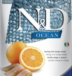 N&D OCEAN Dog GF Herring & Orange Adult Medium & Maxi 12 kg