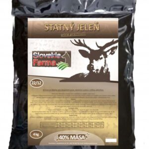 Hypoalergenní Granule SlovakiaFarma Statný jelen – 4 kg