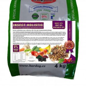 Granule Bardog Hypoalergenní grain free granule Insect Holistic – 4 kg