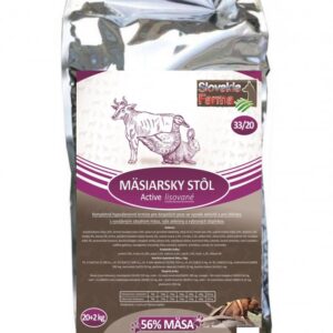 Lisované hypoalergenní Granule Slovakia Farma – Mäsiarsky stôl 33/20 – 20 + 2 kg