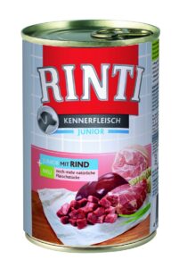 Rinti Dog Kennerfleisch konzerva Junior hovězí 12x400g