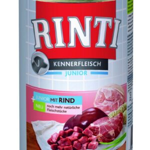 Rinti Dog Kennerfleisch konzerva Junior hovězí 12x400g
