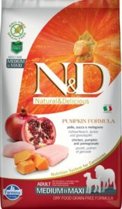 N&D PUMPKIN Dog GF Chicken & Pomegranate Adult Medium & Maxi 2,5 kg