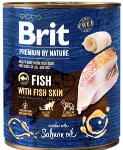 Brit Premium Dog by Nature konz Fish & Fish Skin 800g