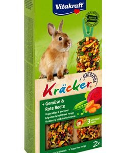 Vitakraft Rodent Rabbit poch.Kräcker zel,červ.řepa 2ks