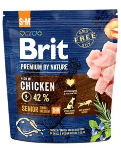 Brit Premium Dog by Nature Senior S+M 1kg