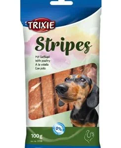 Trixie STRIPES light drůbeží pro psy 10ks 100g TR