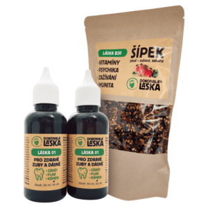 Dokonalá Láska Zvýhodněný set Láska 01 a Láska B20 - Zuby a dásně - Posílená péče L