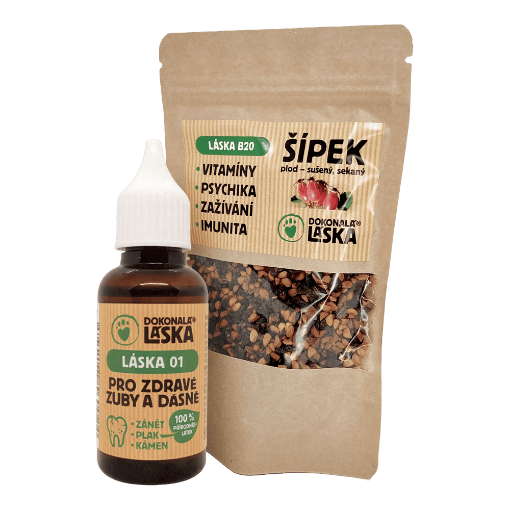 Dokonalá Láska Zvýhodněný set Láska 01 a Láska B20 - Zuby a dásně - Posílená péče S Dokonalá Láska Zvýhodněný set Láska 01 a Láska B20 - Zuby a dásně - Posílená péče S
