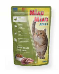 Miau Miau Kapsa Adult Duck - 7x100g